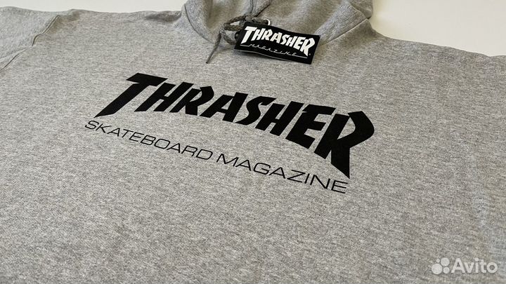 Худи Thrasher Skate Mag Basic Logo Grey