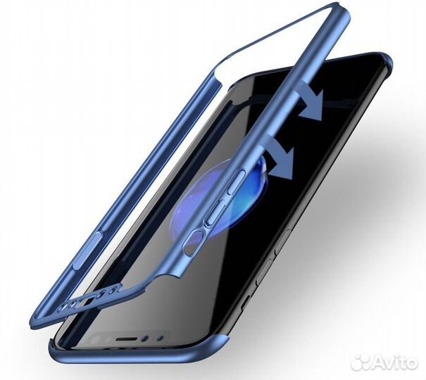 Чехол двухсторонний для iPhone 7, 8 Plus, 11