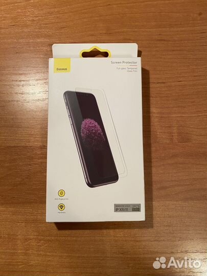 Защитное бронь стекло Baseus на iPhone XR/11 2шт