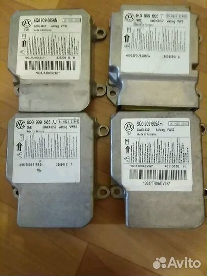 Skoda Octavia A5 блок подушек безопасности SRS