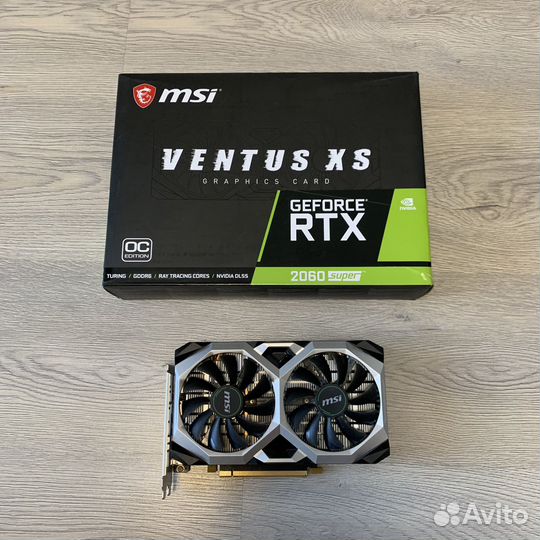 Видеокарта RTX 2060 Super 8Gb MSI Ventus