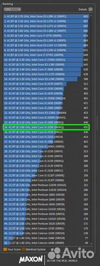 1155 Intel Core i5-3330 / 4 ядра до 3.2ghz