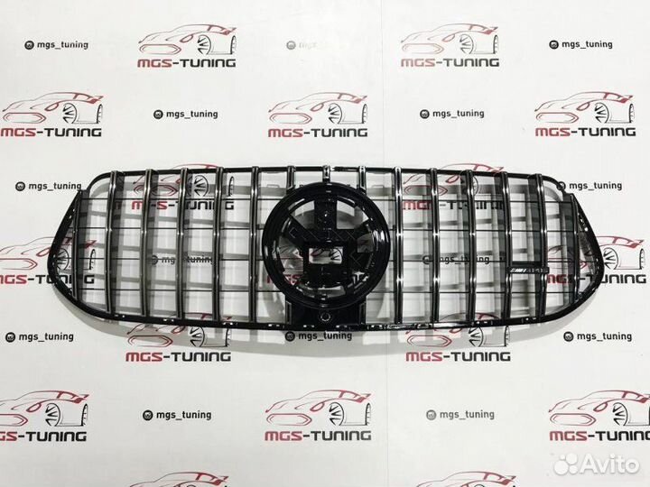 Решетка радиатора Mercedes GLE V167 GT хром AMG