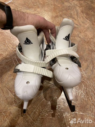 Коньки детские раздвижные Caprice PW-219W