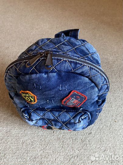 Рюкзак джинсовый детский для мальчика