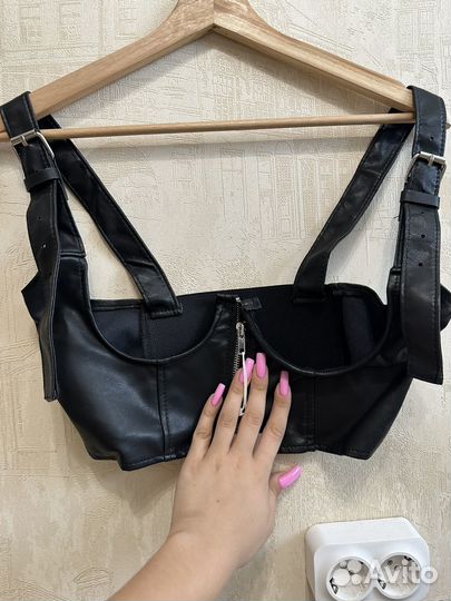 Корсет кожаный женский