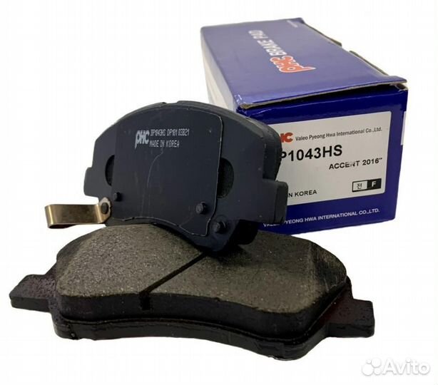 Valeo PHC BP1043HS Колодки тормозные передние Sola