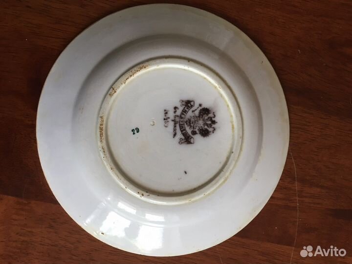 Тарелка фабрики Кузнецова