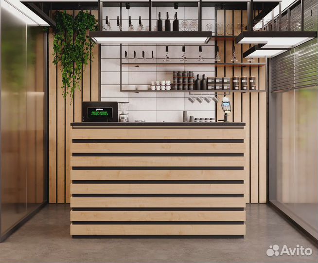 Барная Стойка Горизонт для Кофейни в Наличии