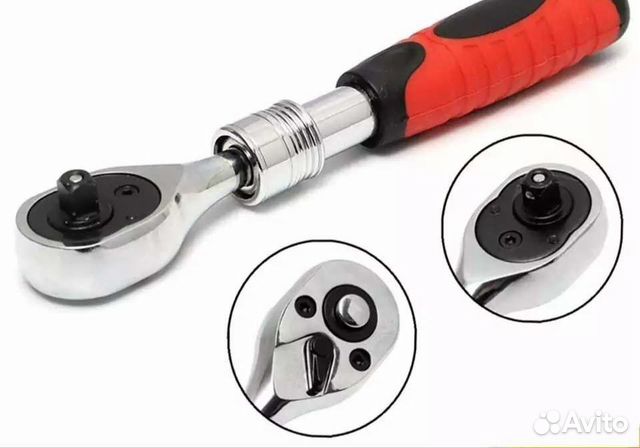 Трещотка телескопическая 1/4