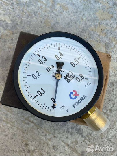 Росма (манометр, кран трехходовый)