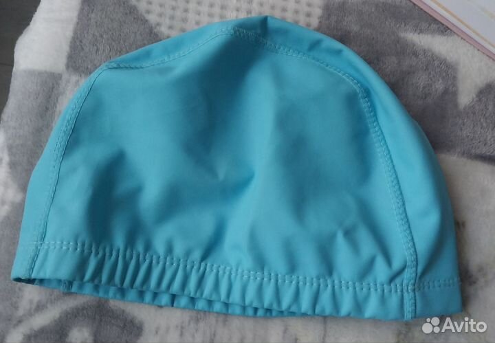 Шапочка для плавания тканевая взрослая