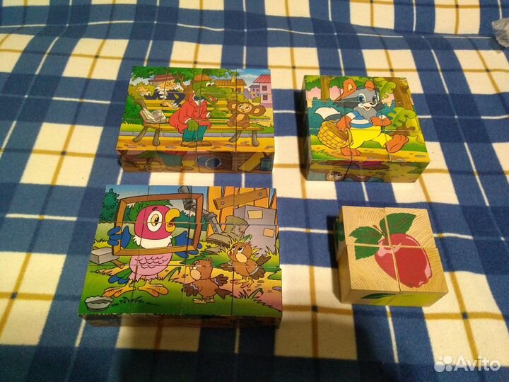 Пазлы,кубики,сумка-рюкзак