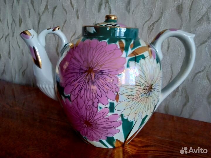 Чайник доливной 4.5 л Дулевский фарфоровый завод С