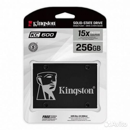 Твердотельный накопитель Kingston 256 Gb KC600 SKC