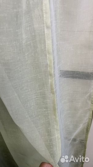 Тюль под лён амбре новый