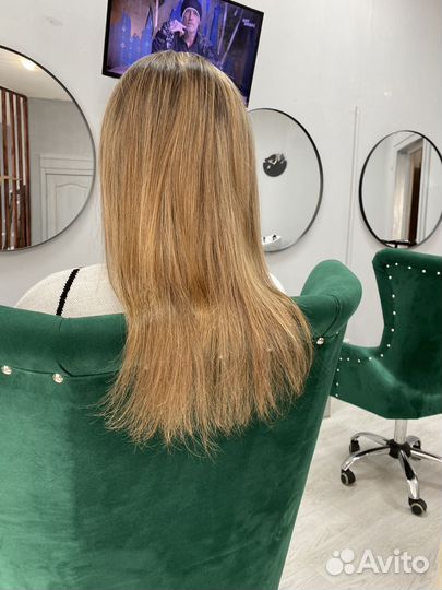 Наращивание волос модель