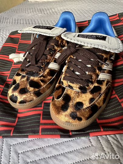 Кеды adidas samba pony x wales bonner leopard 38