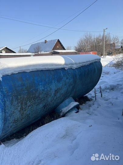 Цельно металическая бочка 3 м3