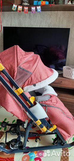 Детские санки коляска ника 7
