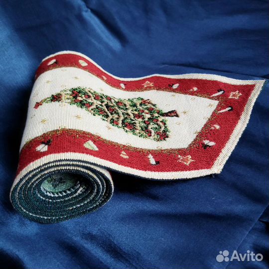 Новогодний декор, дорожка, салфетка