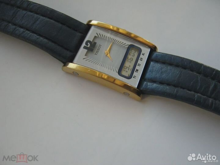 Tissot 7 / Two Timer D377 кварцевые часы 1990 гг