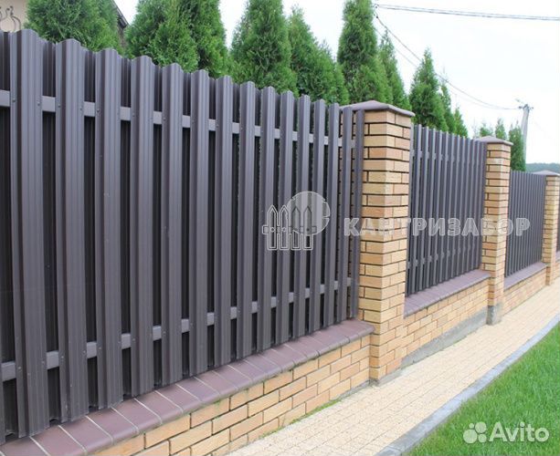 Монтаж забора