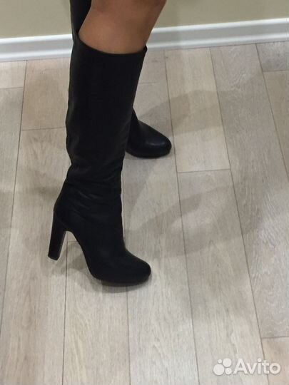 Кожаные сапоги Италия