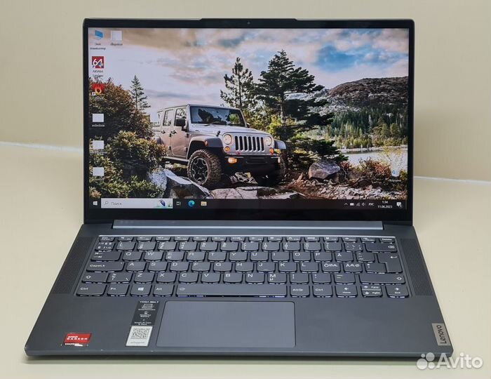 Ультрабук Lenovo YogaSlim7 /Ryzen7/16gbddr4/SSD512