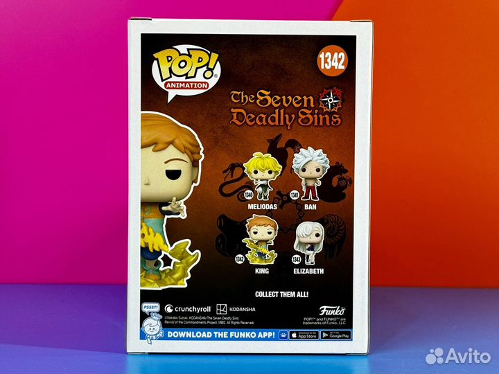 Funko Pop Anime 1342 King (The Seven Deadly Sins)