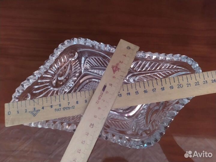 Хрустальная ваза 2 шт