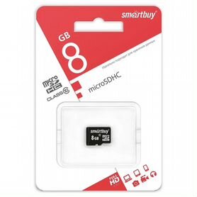 Карта памяти SmartBuy MicroSD 8Gb Class10