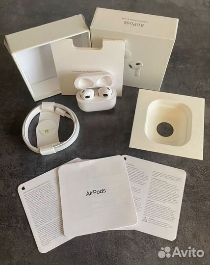 Беспроводные наушники apple airpods 3