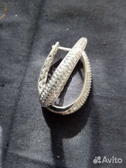 Серьги серебро