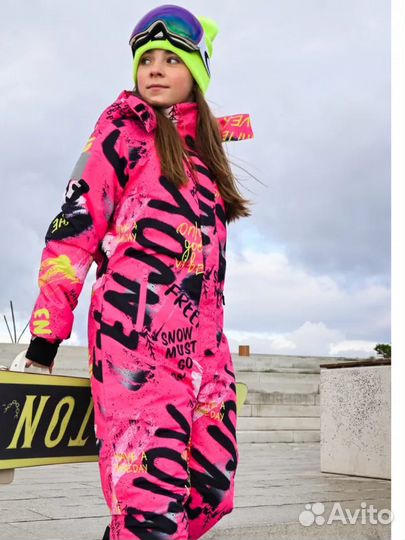 Детский лыжный комбинезон 164 новый