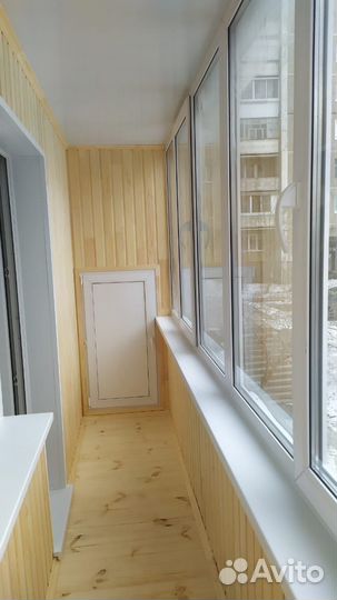 Отделка балкона