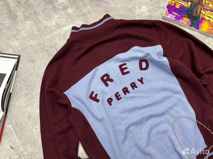 Fred Perry vintage 90s джемпер олимпийка шерсть