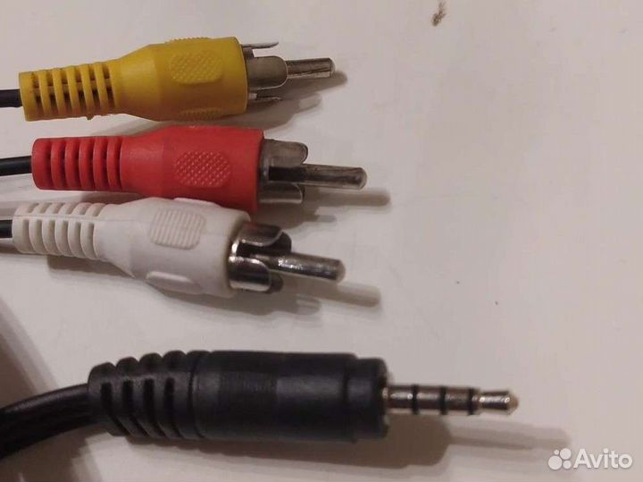 Кабель mini jack-3 RCA (тюльпаны)