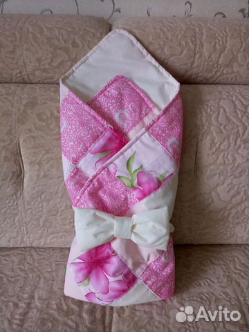 Конверт одеяло на выписку лето