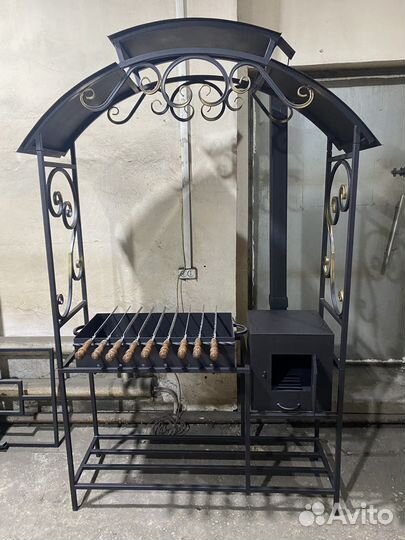 Мангал разборный с печкой