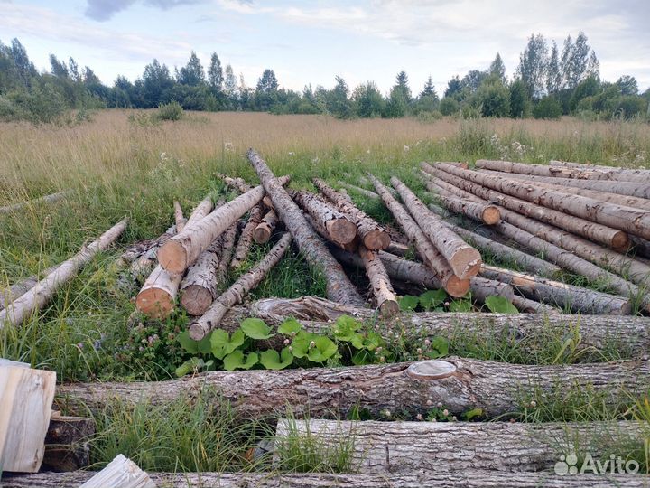 Столбы деревянные