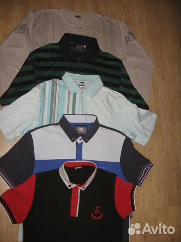 Мужские футболки поло (рубашки) 46-48 р