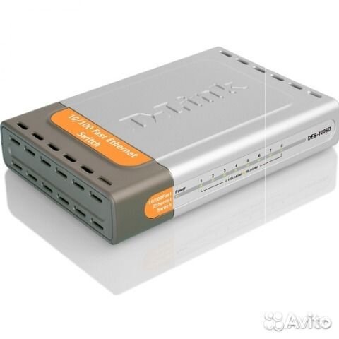 Коммутатор D-Link DES-1008D