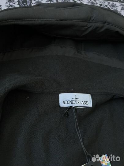 Stone island куртка ветровка soft shell-r оригинал