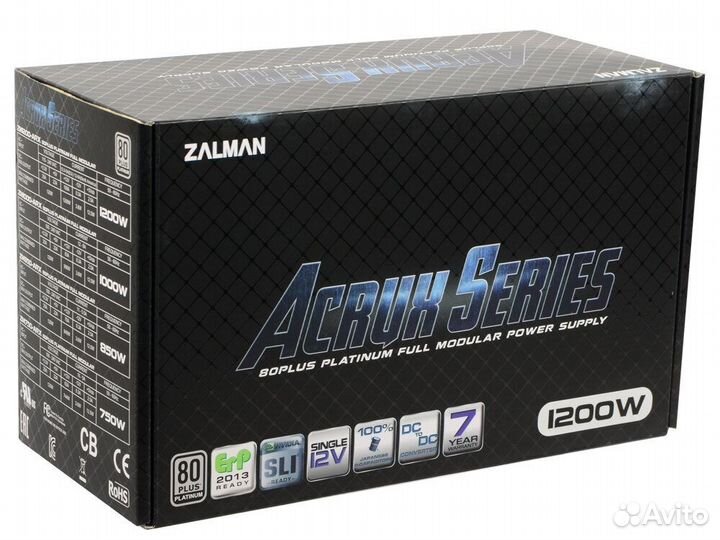 Блок питания HP 750W, zalman ARX 1200W