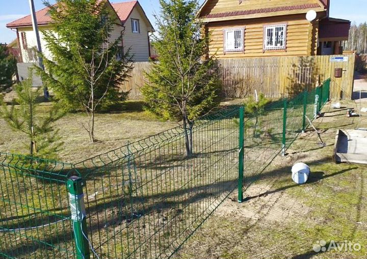 Сетка для забора 3d