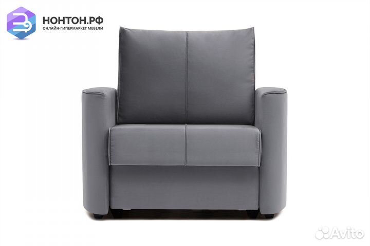 Кресло еврокнижка Колибри темно-серое