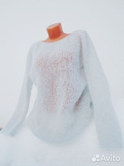 Свитер мохеровый. Ручная работа.Готовый и на заказ