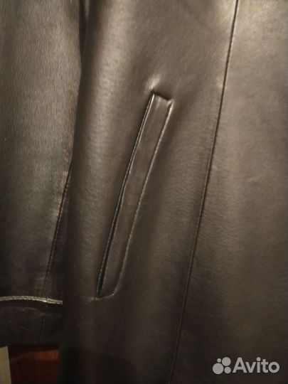 Кожаный френч женский