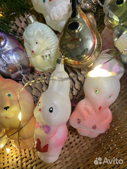 Елочные игрушки СССР